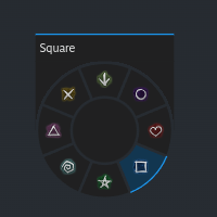 Commander marker placement virtual menu
